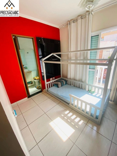 Imagem 7 de 12 de Cobertura S/condomínio Linda No Parque Novo Oratório Em Santo André - A-01729 - 70751126