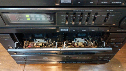 Som 4x1 Aiwa Cx-57u Leia A Descrição Somente Central (Usado)