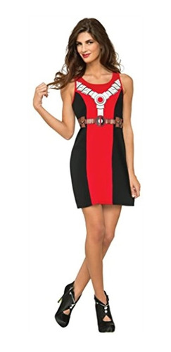 Disfraces - Vestido Para Mujer, Diseño De Deadpool