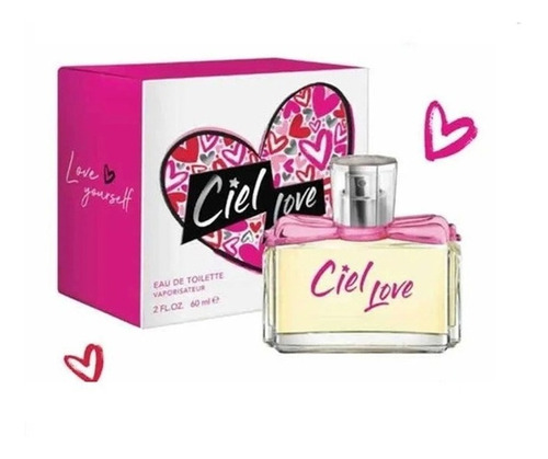 Perfume Colonia Niñas Ciel Love 60ml Edt Original 
