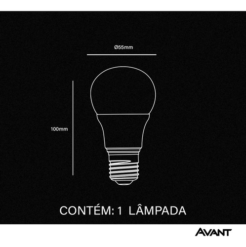 Kit 20 Lâmpada Led 9w Bulbo E27 6500k Branco Frio Luz Branco-frio 127/220v