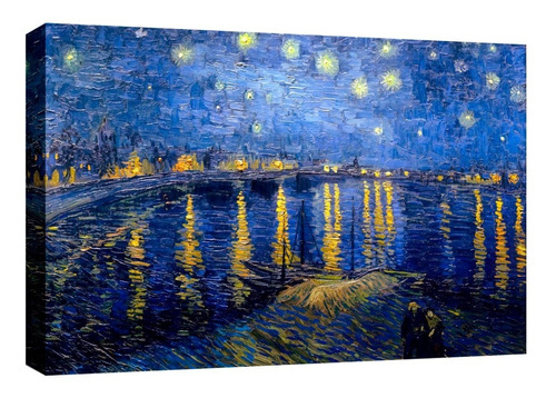 Cuadro Canvas La Noche Estrellada Sobre El Ródanovan Gogh