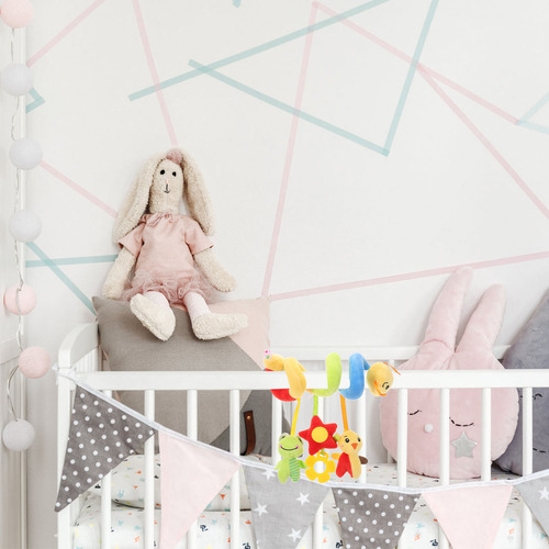 Juguete Colgante De Peluche En Espiral Para Bebés Comfor Par