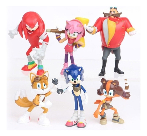Juego De 6 Minijuegos Super Sonic Boom Tails Robotnik Knuckl