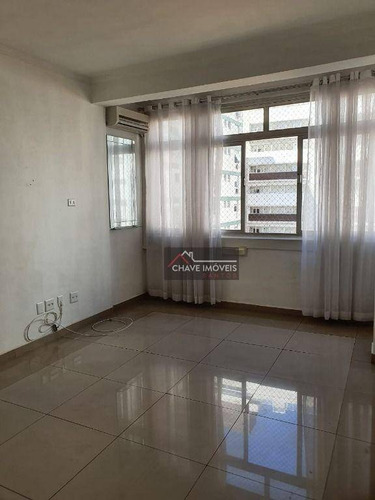 Imagem 2 de 11 de Apartamento Com 3 Dormitórios Para Alugar, 100 M² Por R$ 3.150,00/mês - José Menino - Santos/sp - Ap3139