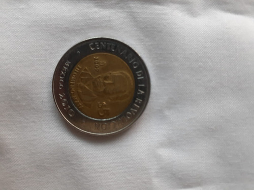 Moneda $5 Centenario De La Revolución Filomeno Mata