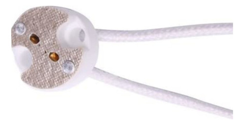 Socket Mr16 Para Foco Led Color Blanco