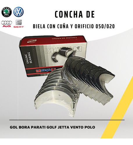 Concha De Biela Vw Gol Parati Saveiro Mk3  050/020