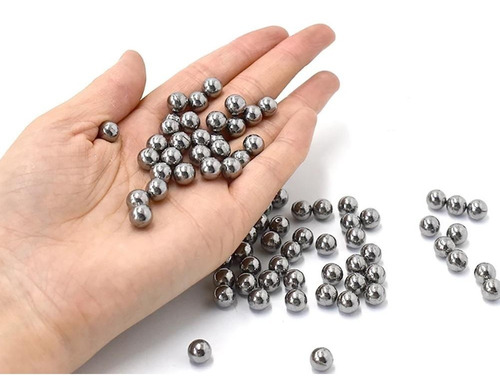 100 Balines De Acero De 5.5mm Para Caza - Munición Airsoft