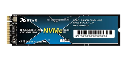 Imagen 2 de 4 de 128gb M.2 Disco Solido Ssd Pcie Nvme Gen3x4 2280mm