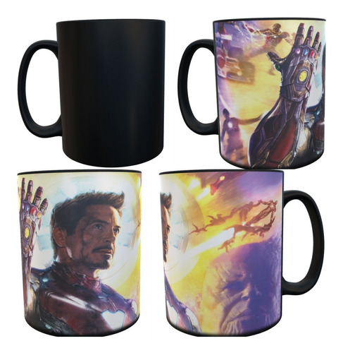 Guante Thanos Iron Man Avengers Taza Magica Ceramica Impala