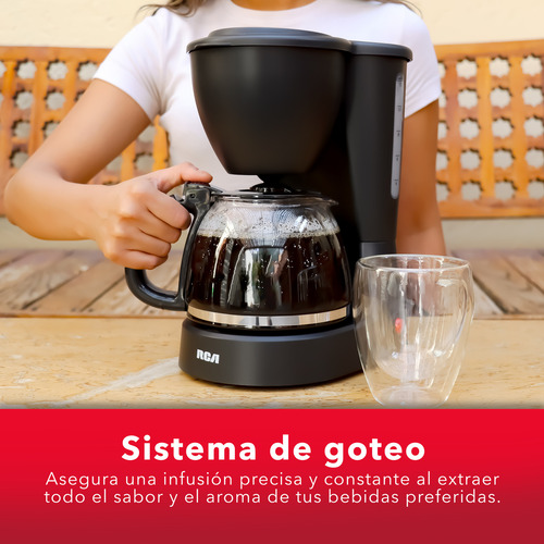 Rca Cafetera Eléctrica 12 Tazas Rc-caf2 Antigoteo Negro