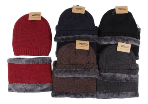 Gorro Invierno Lana + Cuello Interior Chiporro