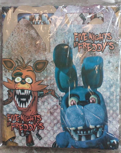 Imagen 2 de 4 de Oso Freddy Set 80 Cajitas Dulceras Feliz C Envio Five Pizza