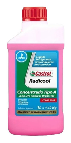 Liquido Refrigerante  Castrol Anticorrosivo Anticongelante