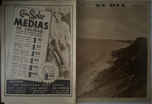 Antiguo El Día N° 455 1941 Barrancas De San José 3pb8