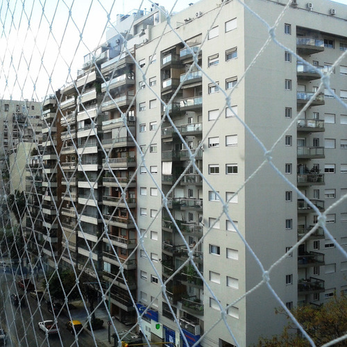 Imagen 2 de 10 de Red Para Balcon Hdpe 1,2mm Redes Ventana Malla Proteccion Uv