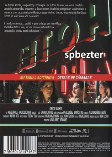Imagen 2 de 2 de Corazón Marchito Ana Serradilla Mauricio Ochmann Dvd Envío