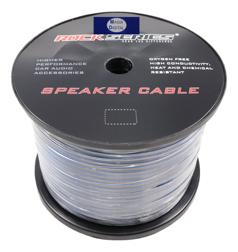 Cable De Bocina Cal 16 Rock Series Sc16200bb Rollo 200mts