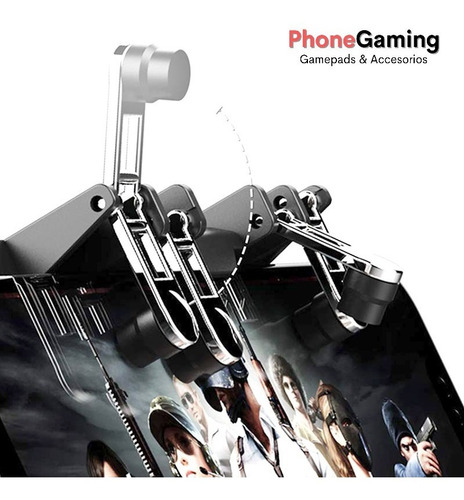 Control Gamepad 4 Gatillos Ak-66 Para Celulares Cod Pubg Ff