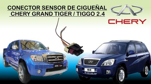 Conector Sensor De Cigüeñal Chery Grand Tiger / Tiggo 2.4