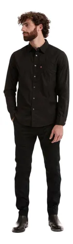 Camisa Hombre Classic 1pkt Negro Levis