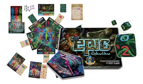 Gamelyn Tiny Epic Cthulhu: Deluxe + Cult Of Chaos Juego Mesa