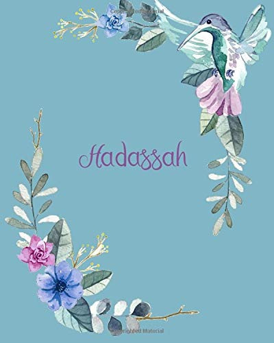Hadassah 110 Pages 8x10 Inches Classic Blossom Blue Design W