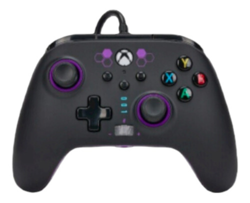 Control Alambrico Power A Purple Hex Xbox Series X Y One