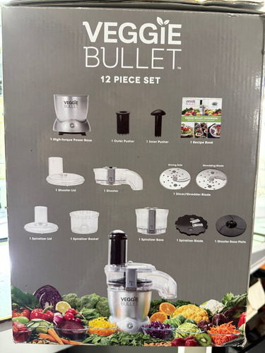 Veggie Bullet Gris Procesador De Alimentos Color Silver Gris (Usado)