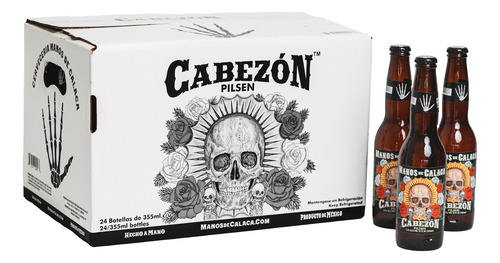 Cabezón - Manos De Calaca Cerveza Lager 24 Pack 8.52 L