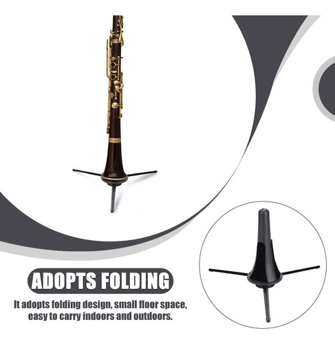Soporte De Plástico Y Metal Para Clarinete Y Oboe, Instrumen