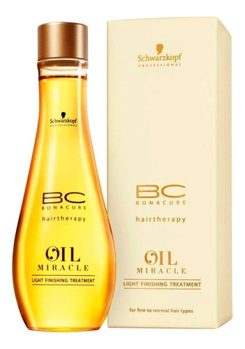 Aceite Cap Schwarzkopf Oil Miracle Light Finishing 100ml