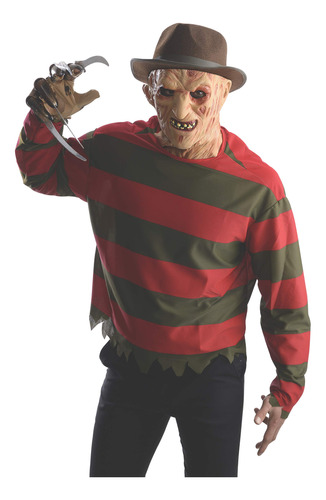 Camisa De Disfraz Nightmare On Elm Freddy Krueger Para Hombr