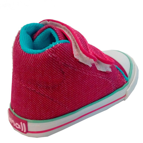 Imagen 10 de 10 de Zapatillas Botitas Bebe Lona Marca Small Mod. Twist (0325)