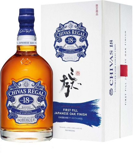 Whisky Chivas Regal 18 Años First Fill Japanese Oak Finish