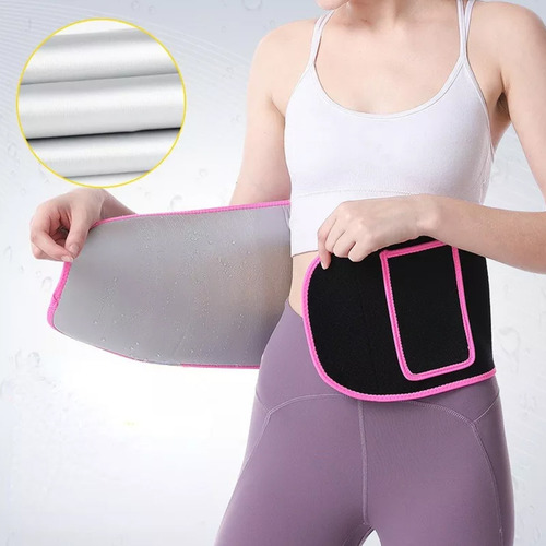 Kit 2 Fajas Reductoras De Cintura Para Mujer Efecto Sauna