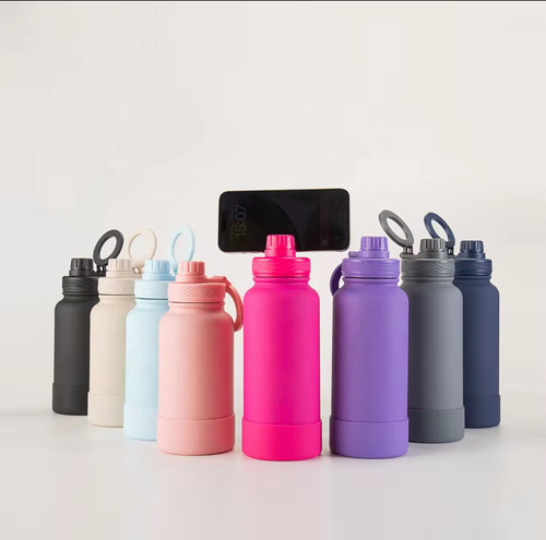 Botella De Agua Soporte Magsafe Termo Tripie Gym Universal Rosa