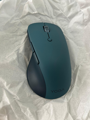 Mouse Recargable Bluetooth Lenovo Yoga Pro Azul 5.0 Optico Tidal Teal