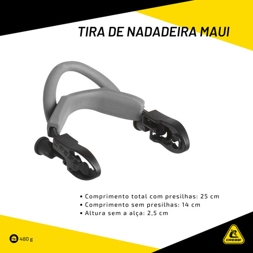 Tira Elástica Para Nadadeira De Mergulho Cressi Maui