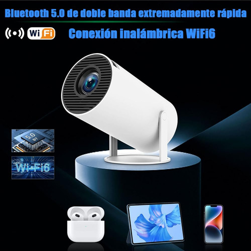 Mini Proyector Portátil Ultra Hd 200 Ansi/4k Wifi Bluetooth