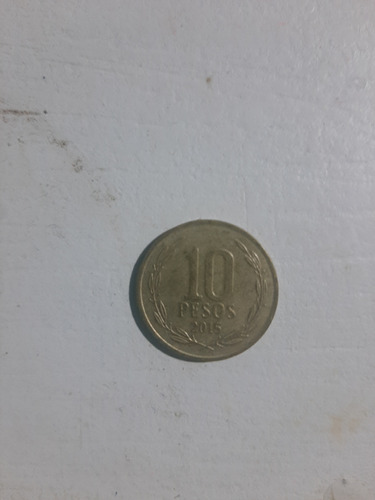 Quiero Vender Una Moneda 10 Peso Chilenos Del Año 2015