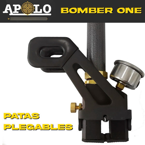 Imagen 3 de 10 de Inflador Rifle Pcp 300 Bar Apolo Bomber One Acople Foster