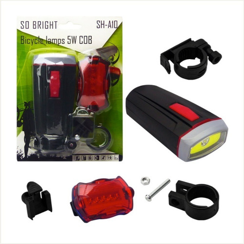 2 Luz Led Frontal Trasera Bicicleta  Exterior