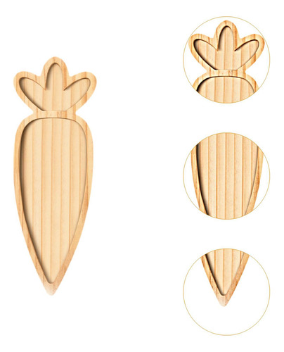 Festivales De Plato De Madera Regalos En Forma De Zanahoria