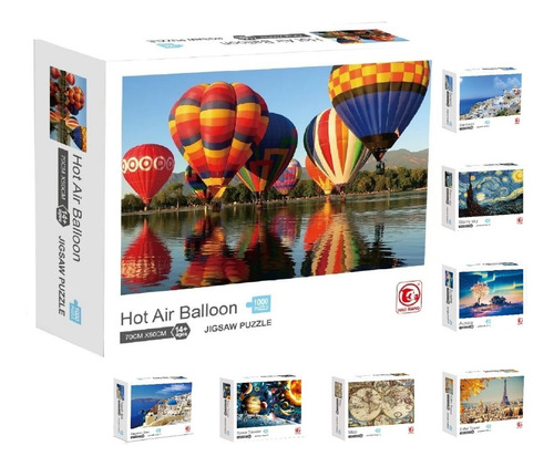 Imagen 1 de 4 de Rompecabezas Puzzle 1000 Piezas 70x50cm Varios Modelos