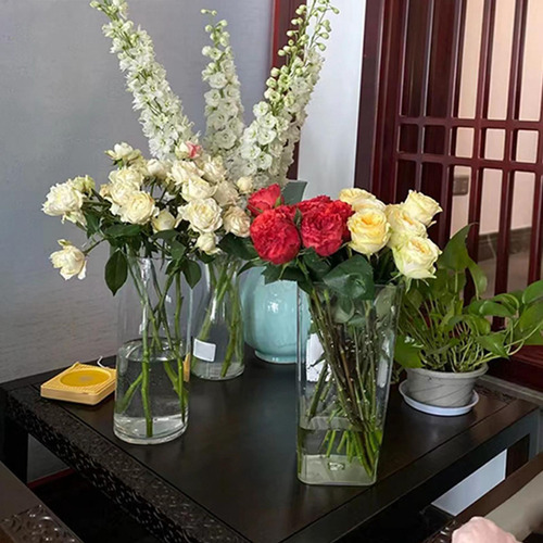 Vaso De Flor Acrílico Peças Centrais Vasos Grande