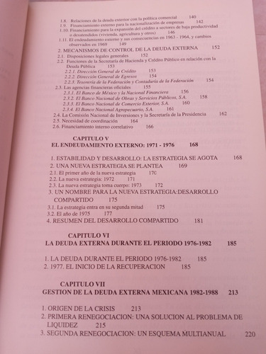 Evolución De La Deuda Pública Externa Moreno Flores Castillo (Usado)