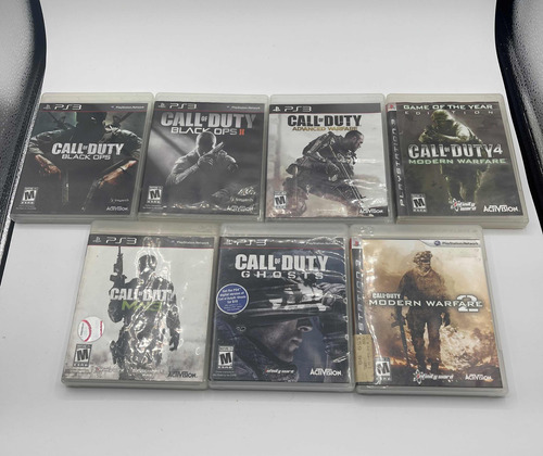 7 Juegos De Call Of Duty Playstation 3 Ps3