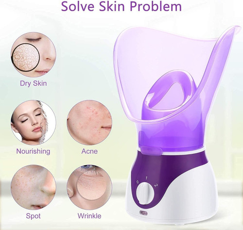 Imagen 2 de 3 de Vaporizador Facial Profesional Limpieza De Poros Portatil